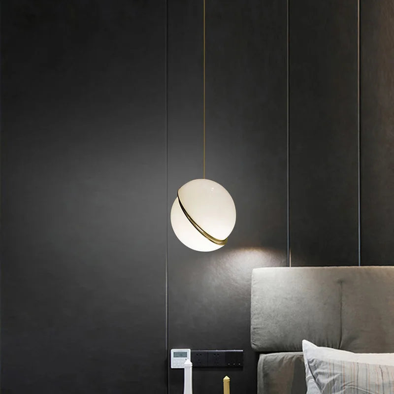DecorBites™ LED Ball Chandelier for Dining Room Bedroom Decor - Nordic Creative Pendant Lights