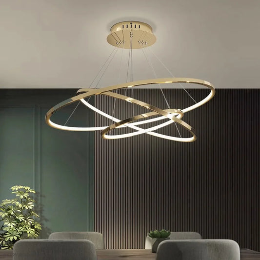 DecorBites™ LED Chandelier Pendant Ceiling Lamp for Home Living Room Dining Indoor Lighting