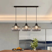 Matte Black LED Chandelier