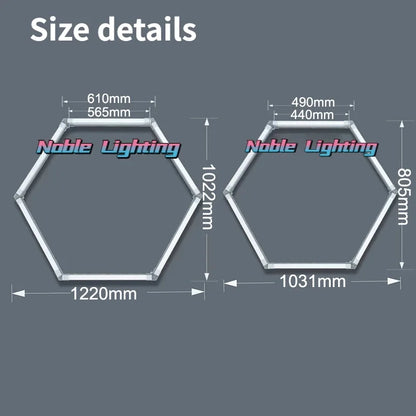 DecorBites™ Hexagon LED Ceiling Light: High-Performance, Best-Selling, Honeycomb Design