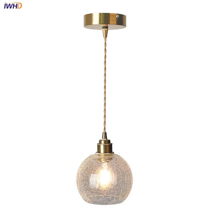 Lámpara colgante LED con globo de cristal DecorBites™ - Lámpara colgante nórdica moderna ajustable
