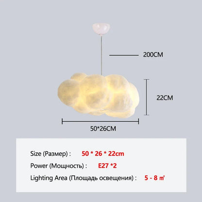 DecorBites™ Cloud Chandelier Pendant Light for Dining Room & Kitchen Island