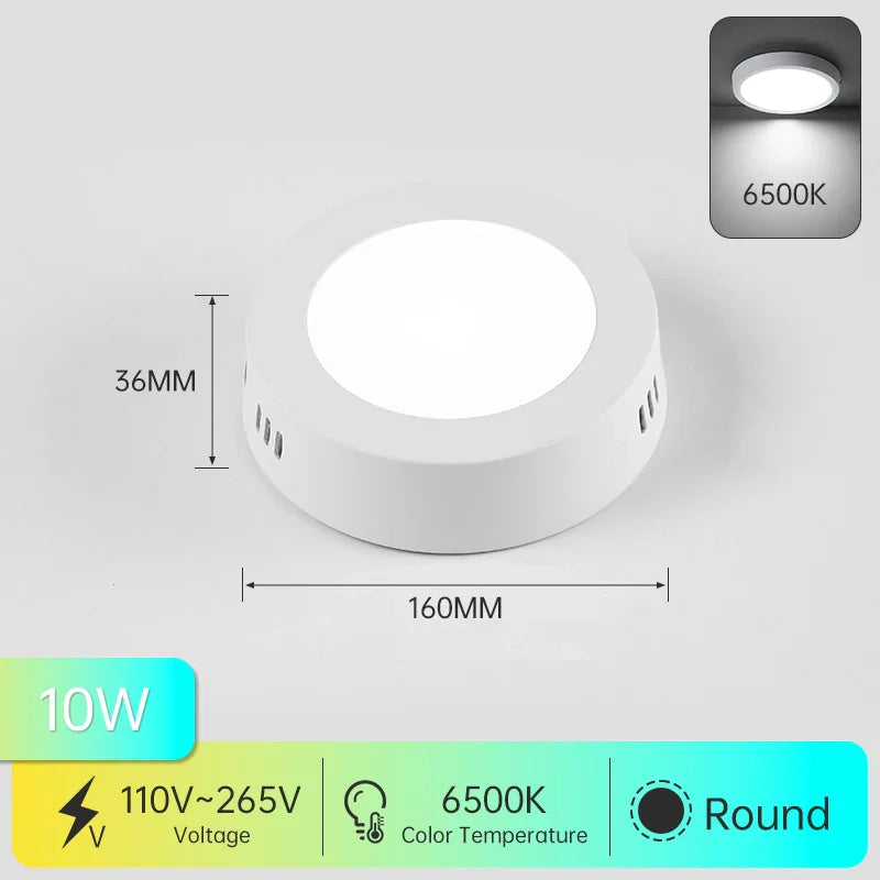 DecorBites™ LED Square Ceiling Light: Modern Kitchen Surface Mount Chandelier Fixture for Home Decor