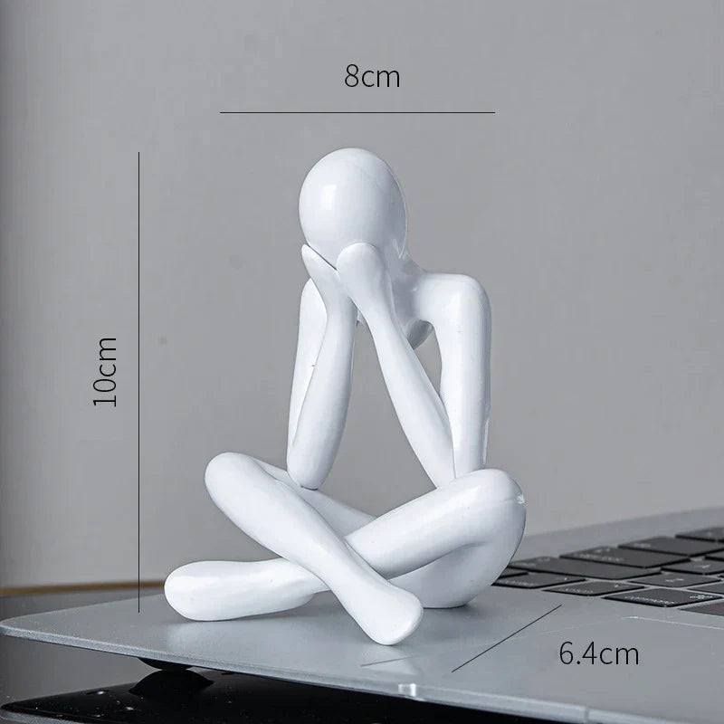 DecorBites™ Abstract Figures Ornament Sculpture for Home Office Decor