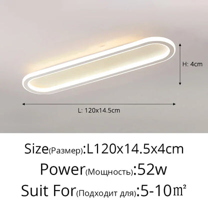 DecorBites™ LED Strip Ceiling Lights for Bedroom Hallway Living Room Decor