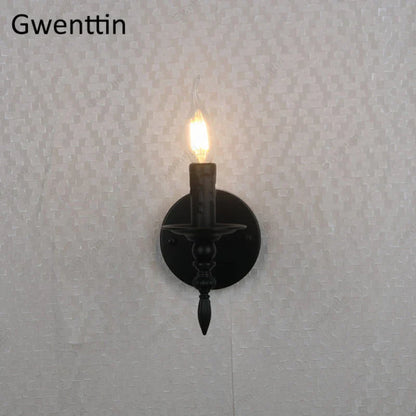 Apliques de pared DecorBites™ de estilo industrial retro con luz LED para decoración del hogar, loft o dormitorio.