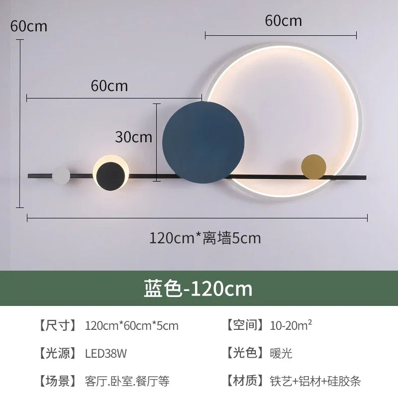 DecorBites™ LED Wall Sconce Modern Atmosphere Lighting Fixture for Home Decor