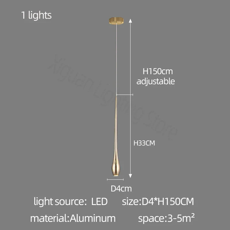 Decorbites™ Candelabro de LED Dorado para Salón de Villa Dúplex y Escalera