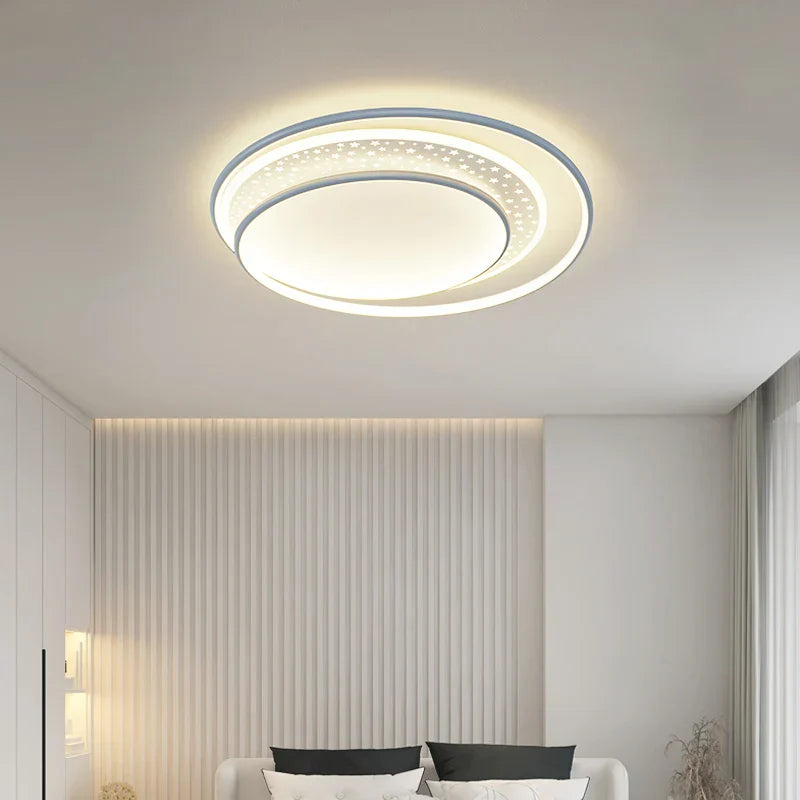 Decorbites™ Lámpara de Araña LED Gris Dorado: Combo de Creatividad Estrella Redonda