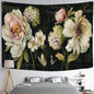 Bohemian Floral Tapestry Wall Hanging for Aesthetic Room Decor by Decobites