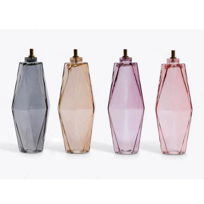 "Lámpara de araña grande de cristal rosa DecorBites™, iluminación clásica ámbar para comedor"