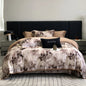 Decobites Vintage Rose Print Bedding Set: Duvet, Bed Sheet, Pillowcases