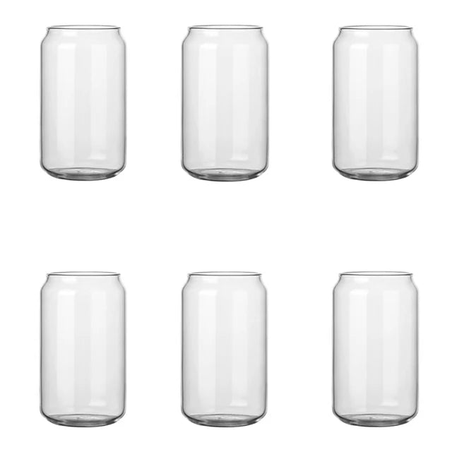 Taza de vidrio DecorBites™ con tapa de bambú - Taza de vidrio de borosilicato de alta calidad para té, jugo y café