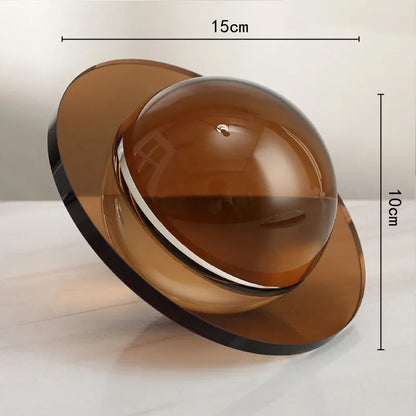 ديكور بايتس™ - تمثال كرة بلورية على شكل فراشة هندسية لديكور المنزل