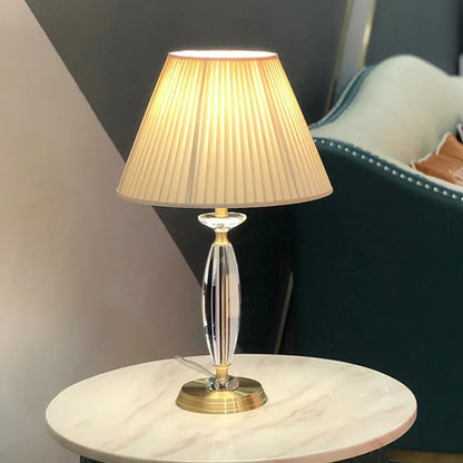 DecorBites™ Crystal Floor Lamp - European Retro Style for Living Room, Bedroom, or Home Decoration