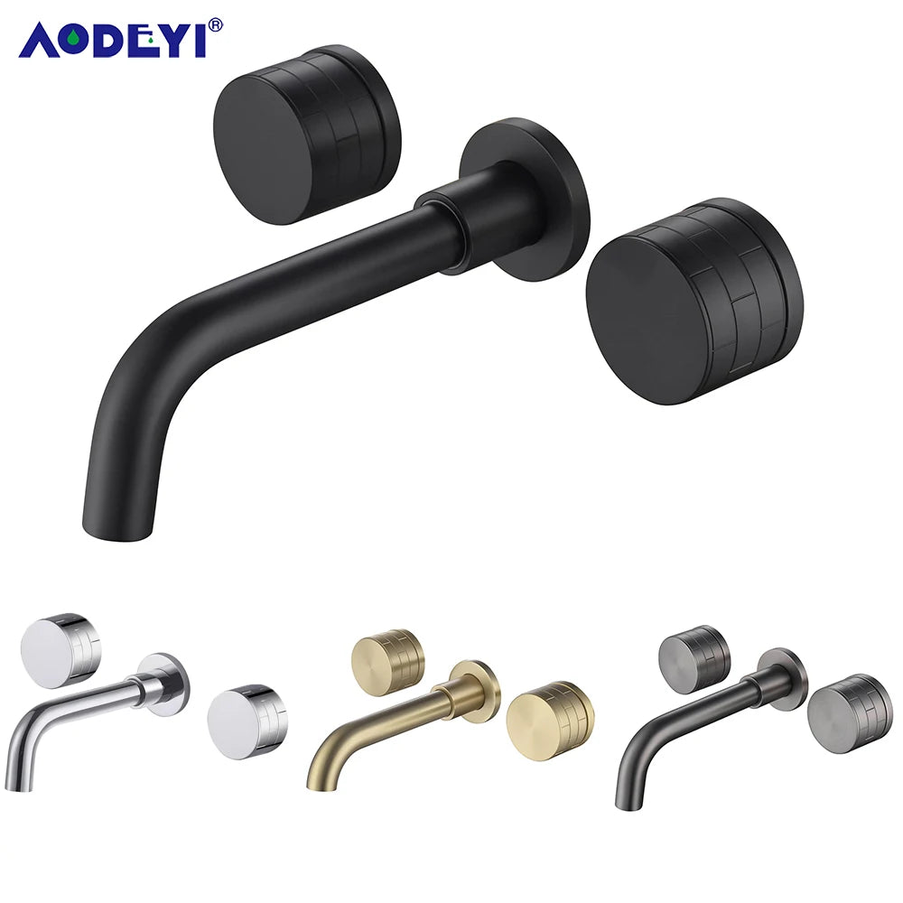 Black Wall Mounted Faucet