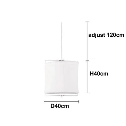 Lámpara de araña DecorBites™ de tela de lino: Lámparas artísticas japonesas retro hechas a mano para restaurantes, dormitorios y barras.