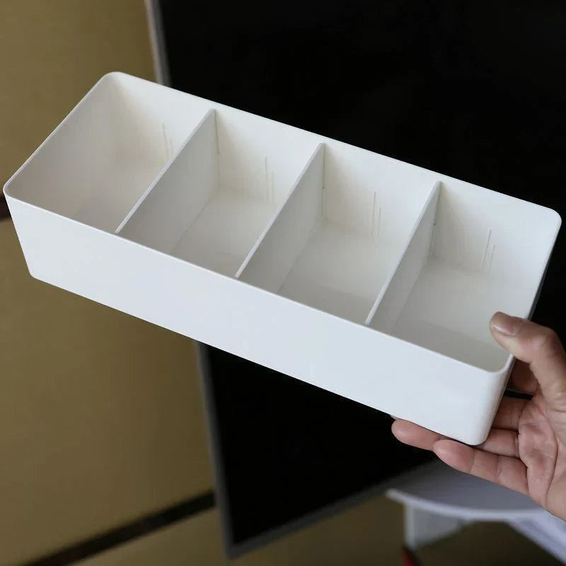 DecorBites™ Divided Storage Box: Versatile Organizer for Tableware, Sundries, and More