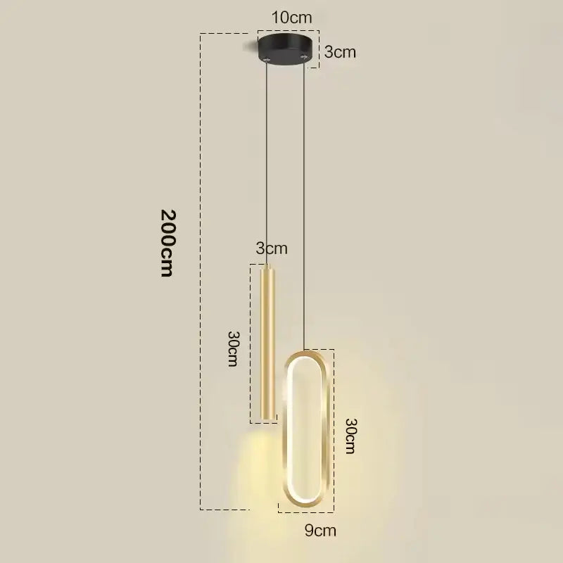 DecorBites™ Nordic LED Pendant Light for Home Decoration