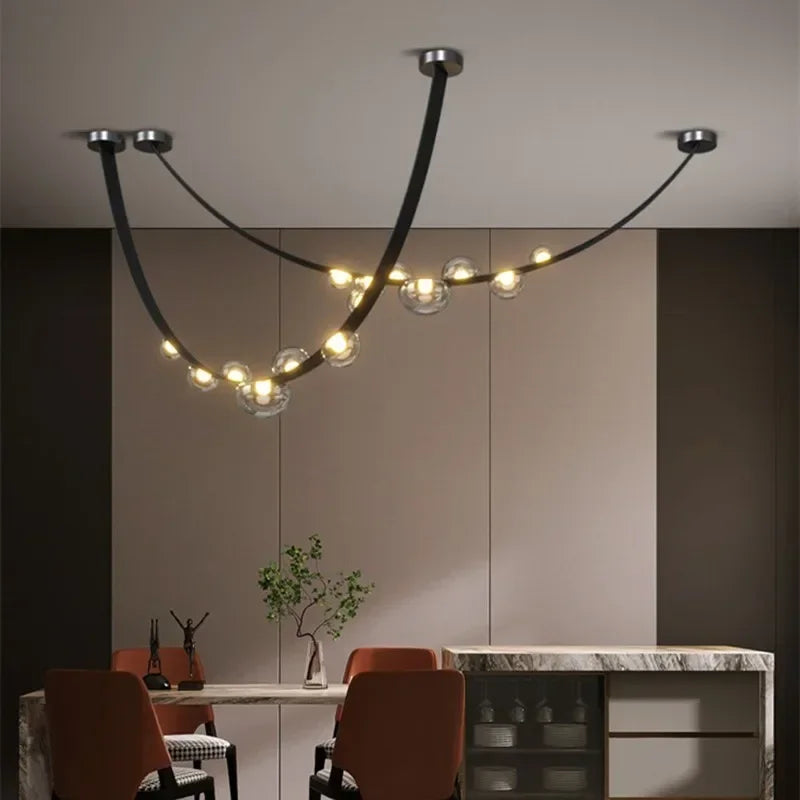 Leather Modern Pendant Light