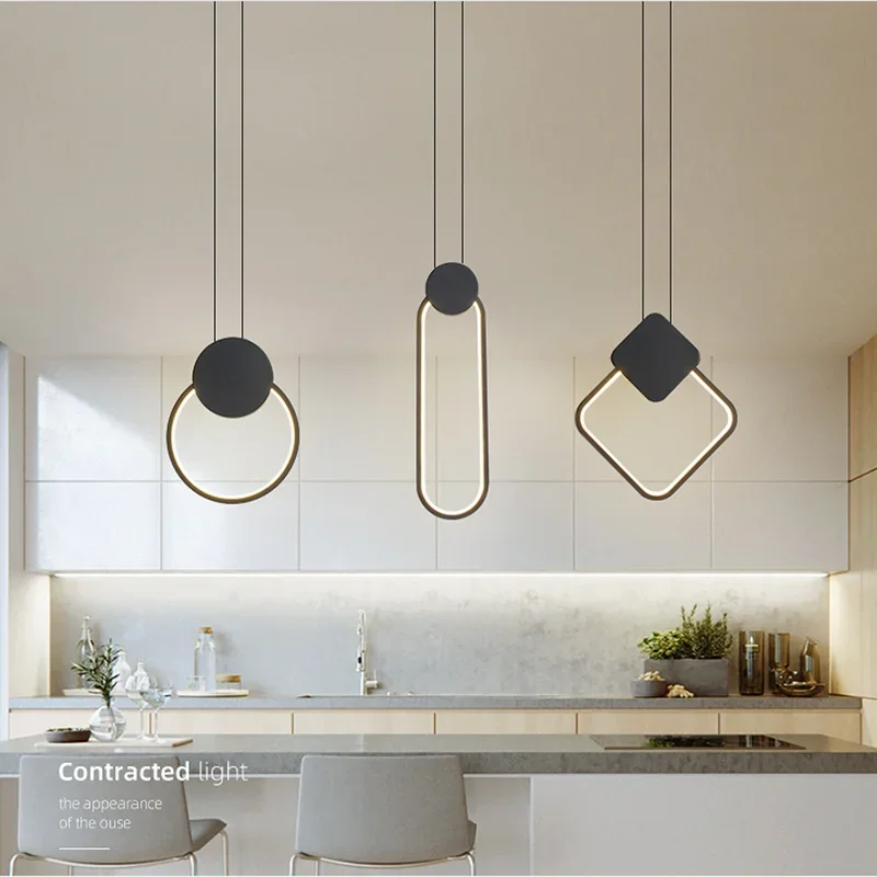 DecorBites™ Luxe Nordic Circle Lamp for Home Decor & Ambiance