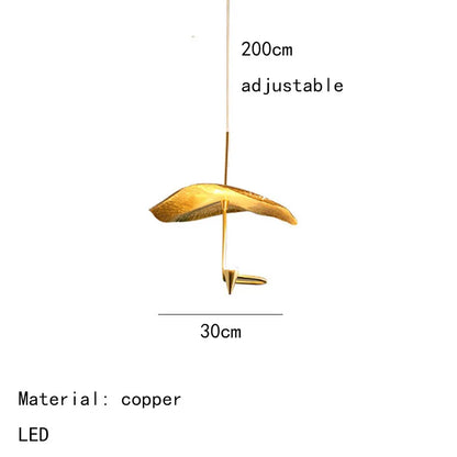 DecorBites™ LED Chandeliers 20/25/30/35cm Copper Dining Room Lighting Fixtures