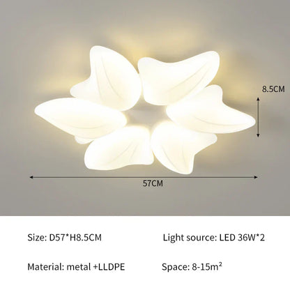 Lámpara de techo LED DecorBites™: Luz brillante para la decoración de dormitorio, comedor, cocina y sala de estar.