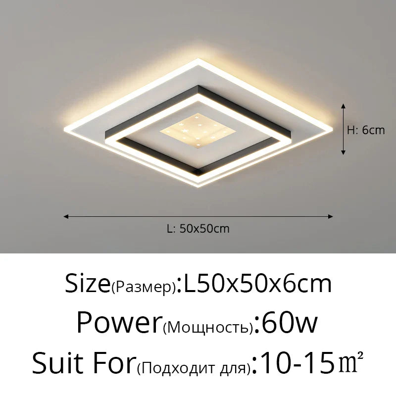 DecorBites™ Living Lights LED Chandelier for Modern Indoor Lighting Décor