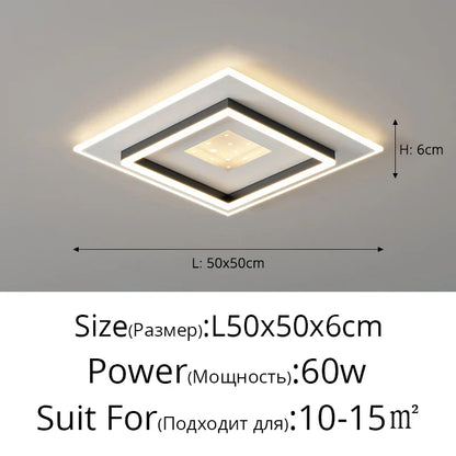 DecorBites™ Living Lights LED Chandelier for Modern Indoor Lighting Décor