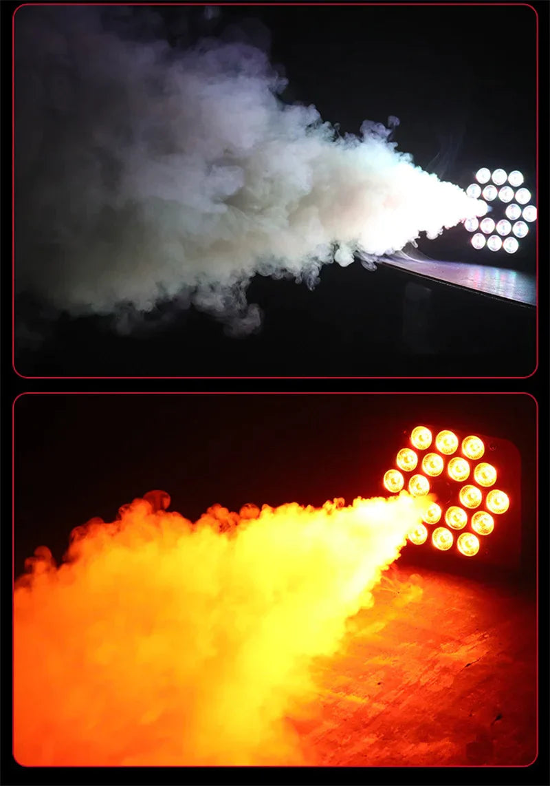 DecorBites™ 500W Smoke Machine with 13 Color Lights & Wireless Remote Control