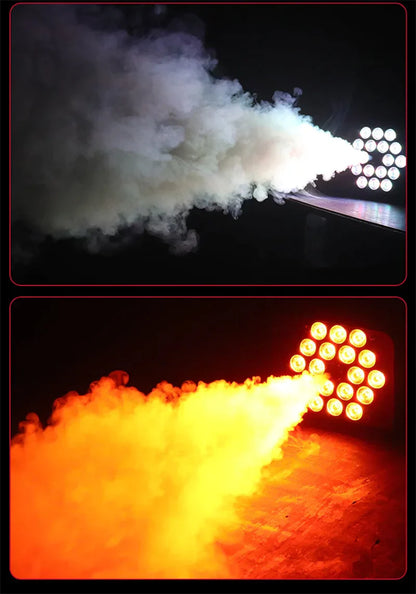 DecorBites™ 500W Smoke Machine with 13 Color Lights & Wireless Remote Control