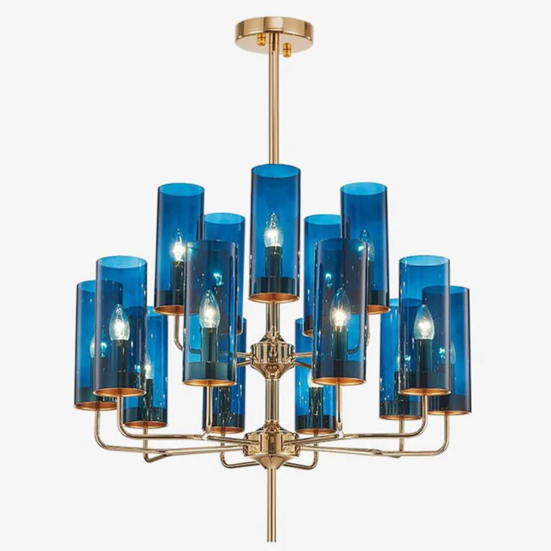 DecorBites™ Glass Chandelier: Elegant Nordic Design Hanging Lamp for Kitchen Island, Restaurant, and Home