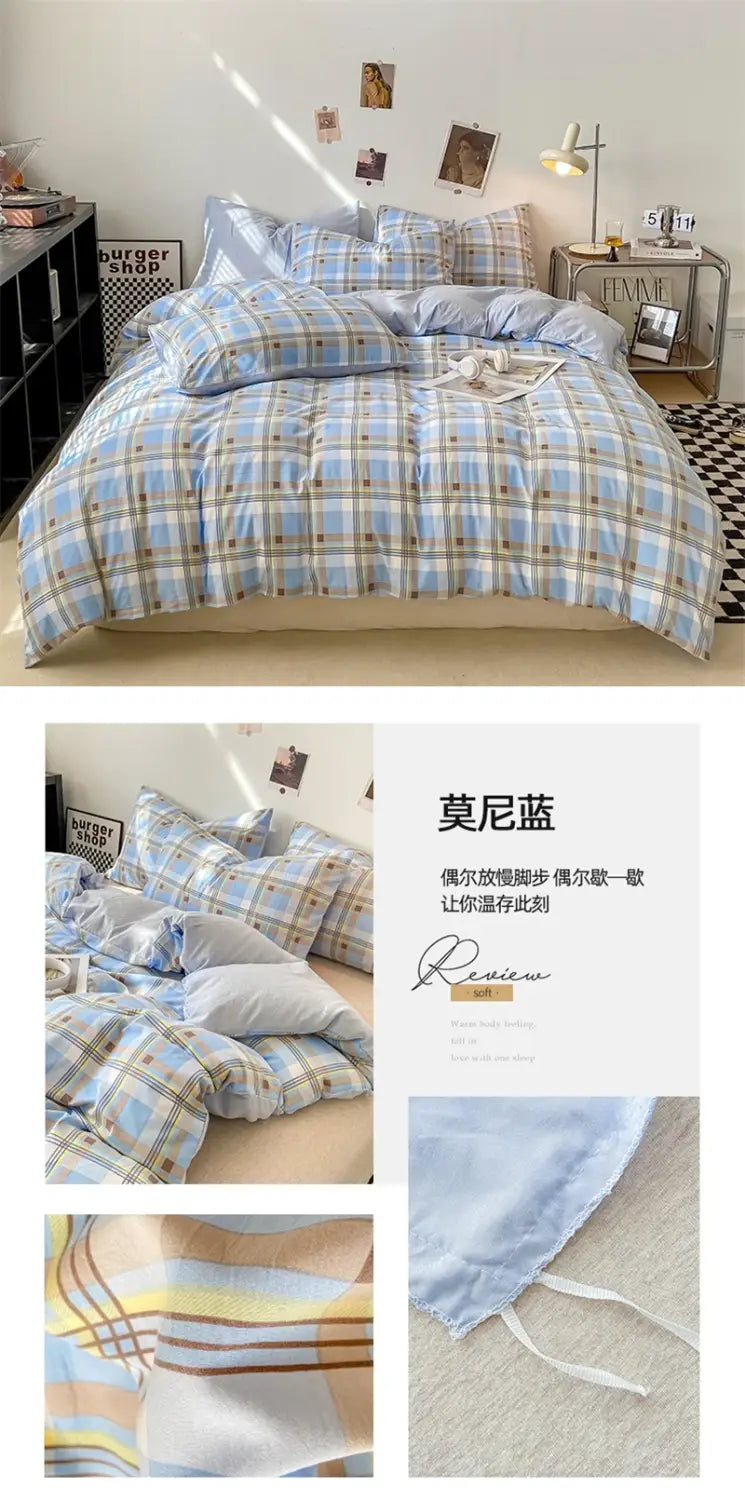 DecorBites™ Soft Japanese Style Duvet Cover Set