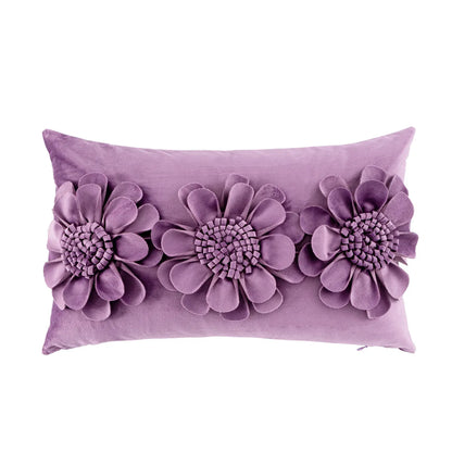 DecorBites™ Handmade Flower Cushion Cover - Light Luxury Decorative Pillows