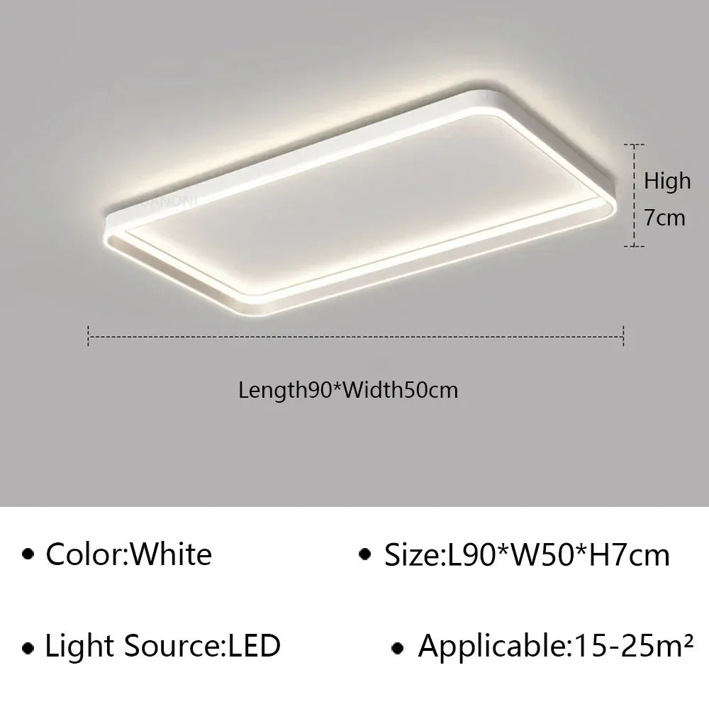 Lámpara de techo geométrica LED DecorBites™ para sala de estar, comedor, estudio, dormitorio, pasillo o balcón.