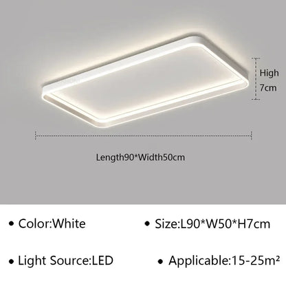 Lámpara de techo geométrica LED DecorBites™ para sala de estar, comedor, estudio, dormitorio, pasillo o balcón.