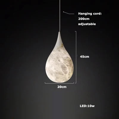 ديكوربايتس™ مصابيح LED بتصميم معلق من المرمر لغرفة المعيشة