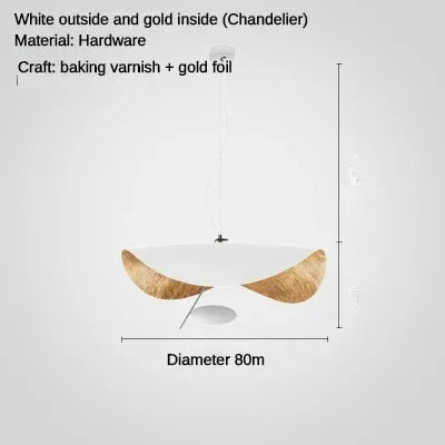 DecorBites™ LED Saucer Ceiling Chandelier: Modern & Atmospheric Living Room Pendant Light