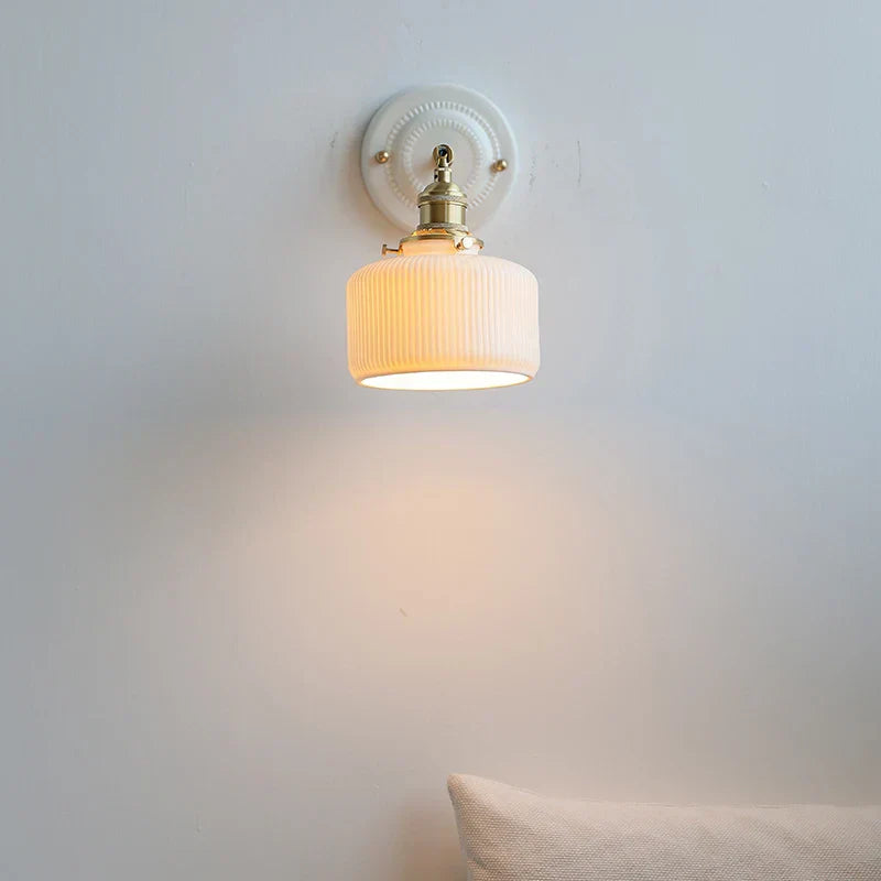 DecorBites™ Ceramic LED Wall Lamp Bedroom Kitchen Bathroom Mirror Bedside Stair Light