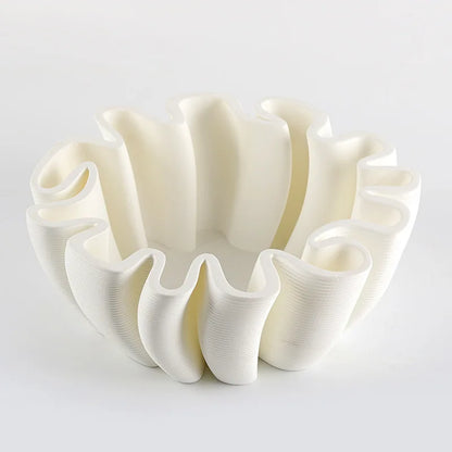 Bandeja para fruta DecorBites™ con rayas geométricas para decoración y almacenamiento del hogar