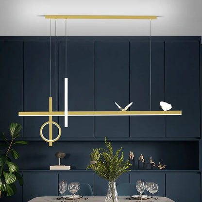 DecorBites™ LED Pendant Lights: Remote Controlled Modern Lighting for Home Décor