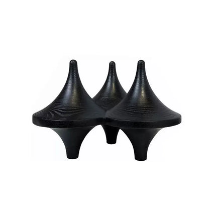 Adorno decorativo de resina DecorBites™: Giroscopio geométrico, triángulo y cono.