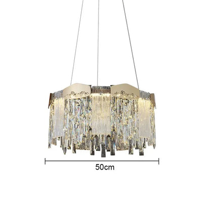 DecorBites™ Crystal Ceiling Chandelier: Modern Luxury Lighting for Living Room, Dining Room, Bedroom