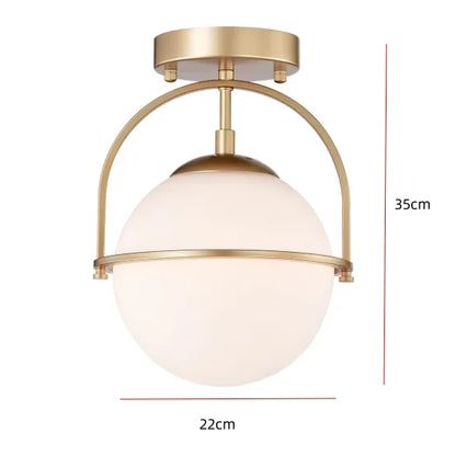 DecorBites™ Glass Ball Suspension Ceiling Light for Living Room