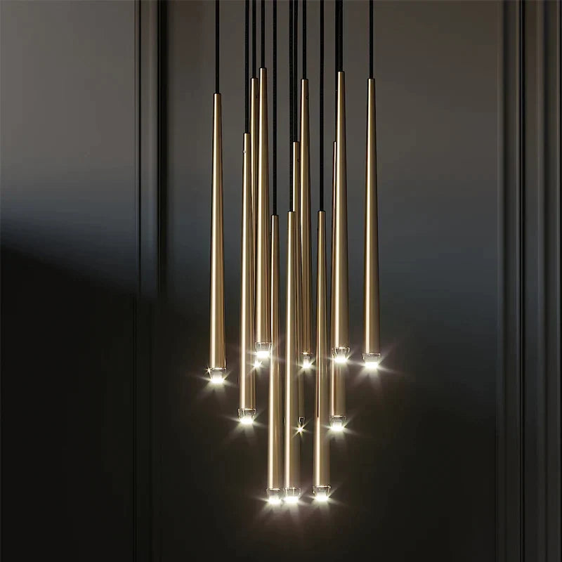 DecorBites™ Crystal LED Chandelier for Stylish Home Lighting & Elegant Decor