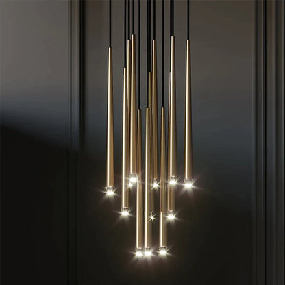 DecorBites™ Crystal LED Chandelier for Stylish Home Lighting & Elegant Decor