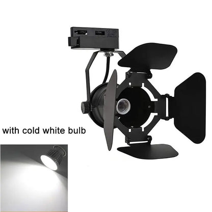 كشاف مسار صناعي DecorBites™ بأربعة مصابيح لإضاءة LED للمكاتب والمعارض في مراكز التسوق