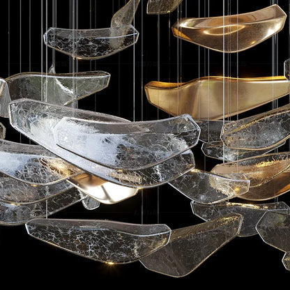 DecorBites™ Crystal Pendant Chandelier for Nordic Home Dining Room Decor