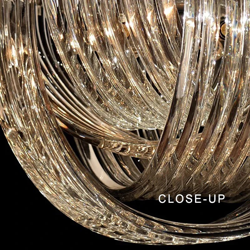 DecorBites™ Glass Crystal Pendant Lights for Kitchen Island Bar - Elegant Luxury LED Lamps