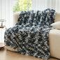 Decobites Knitted Jacquard Blanket Throw 130x160cm 1400g